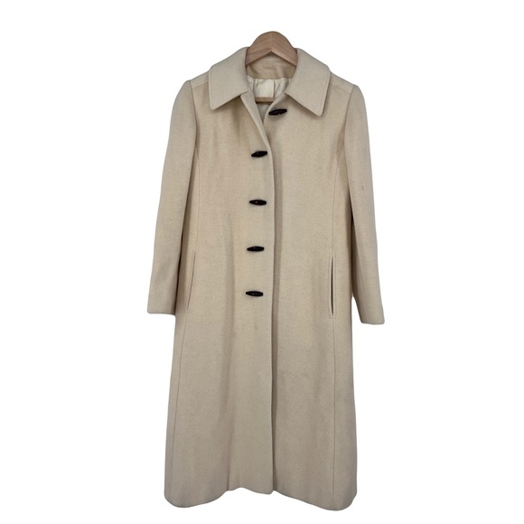 vintage Regency Cashmere coat toggle 1950s 1960s - Picture 1 of 10